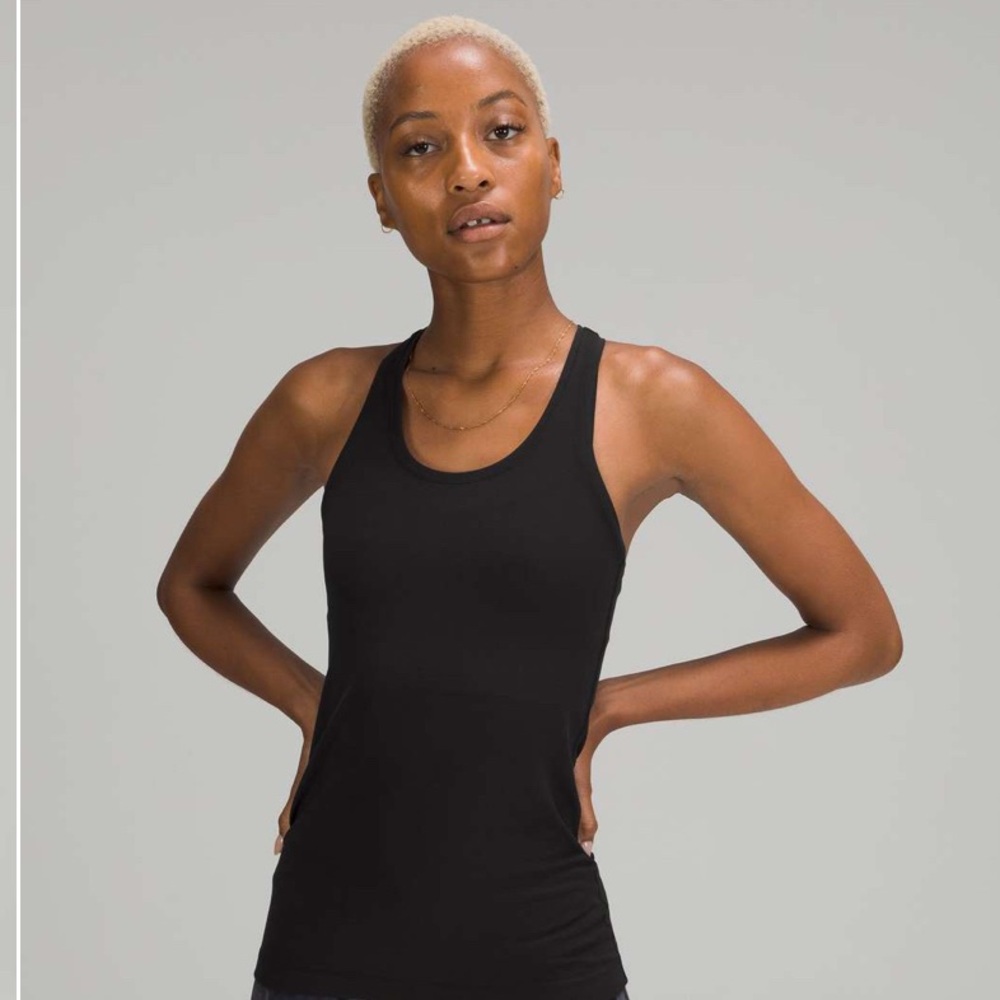 Lululemon black racerback tank top